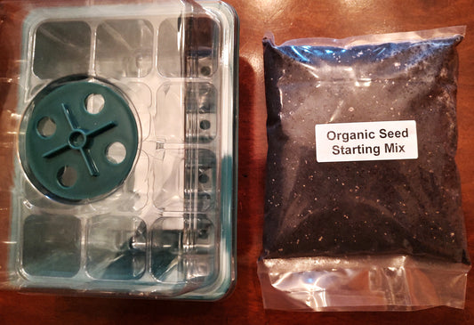 Seed Starting Kit with Organic Seed Starting Mix