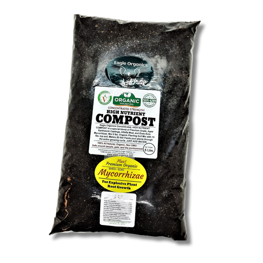 Organic Compost, High Nutrient, Concentrated Strength 5lb. Bag