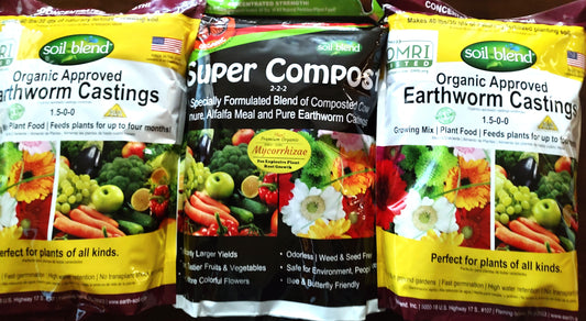 Worm Castings/Super Compost with MYCO 3 bag Combo Pack