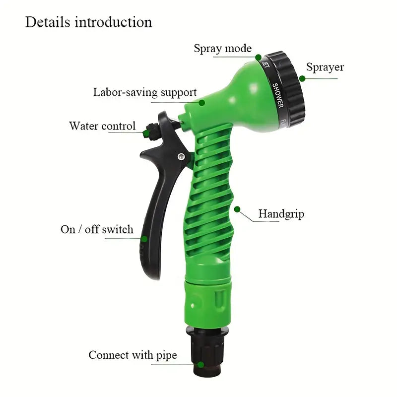 Expandable Water Hose Green 25'