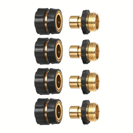 Quick Connect Garden Hose Connectors 4 Sets