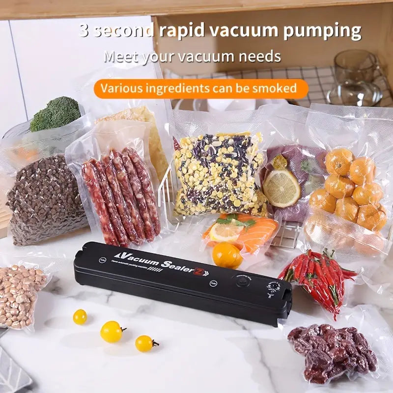 Vacuum Sealer. Home Food, with bags