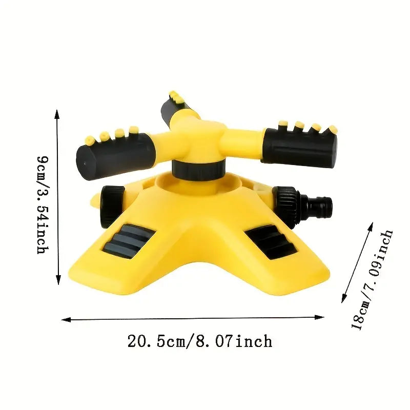 Sprinkler Rotating 360 degree. Yellow